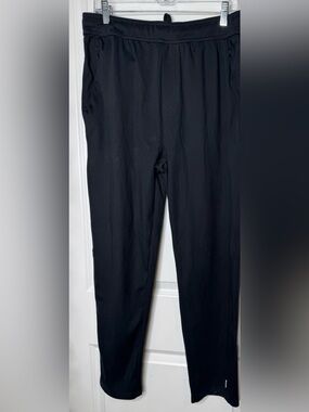 Balance Collection Black Performance Joggers pants size LG active stretch comfy